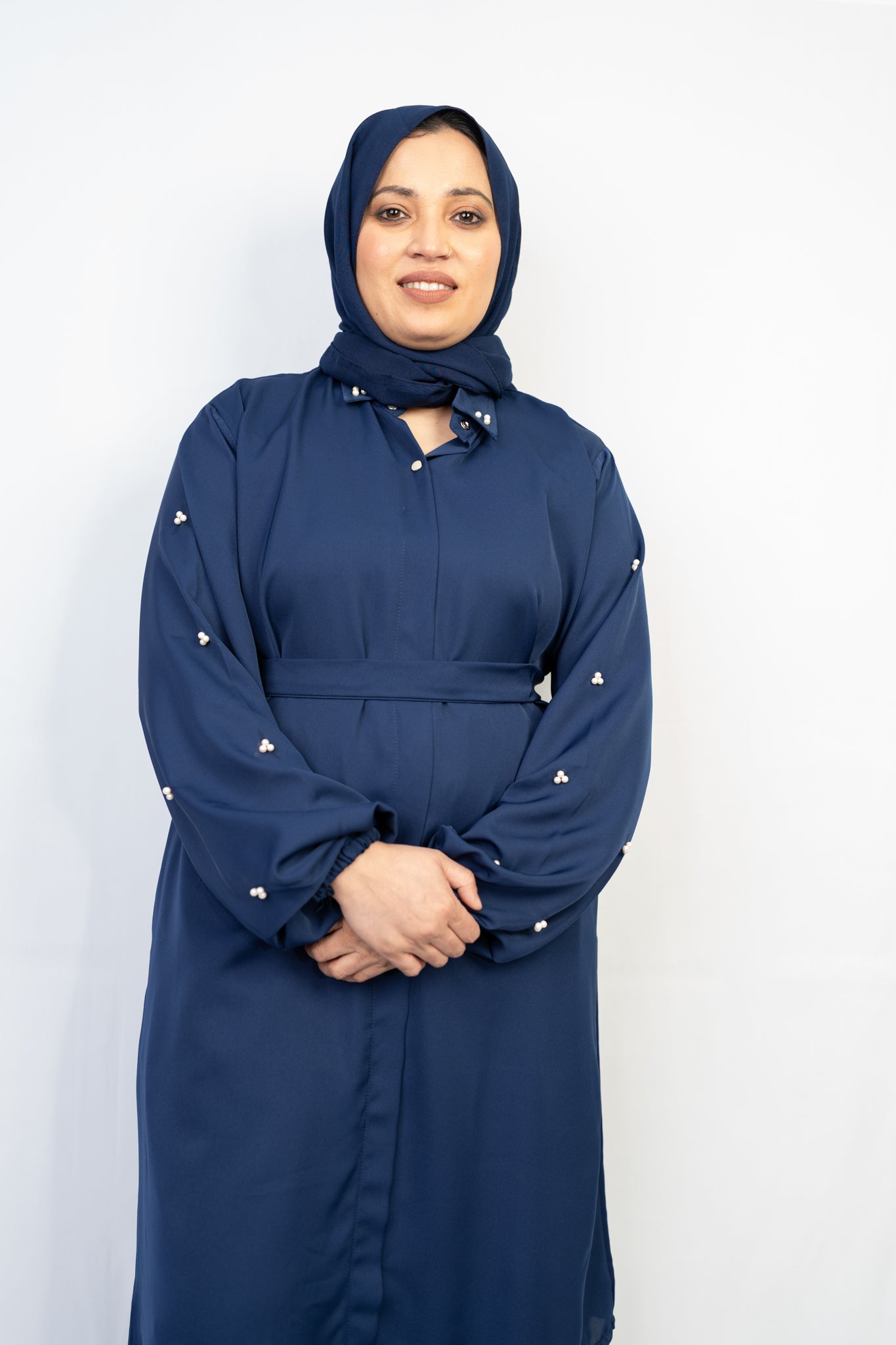 Elegant Navy Two-Piece Set