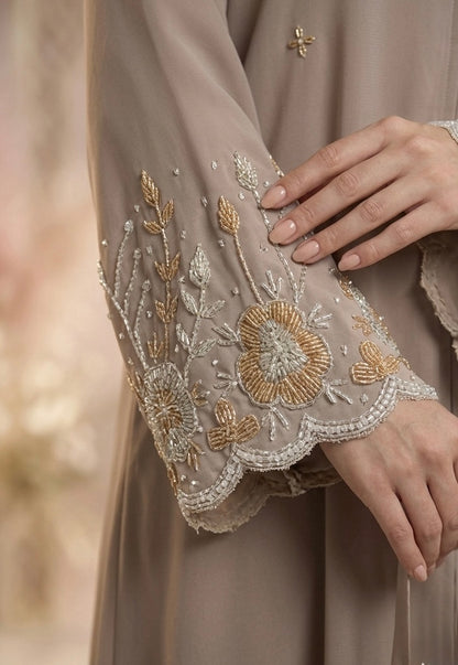 Exclusive Handwork Abaya in Nidha Fabric