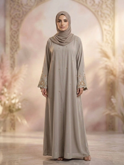 Exclusive Handwork Abaya in Nidha Fabric