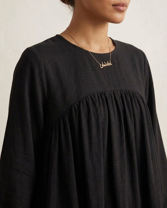 Black Maxi Dress with Pockets