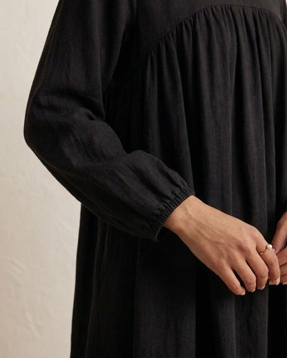 Black Maxi Dress with Pockets